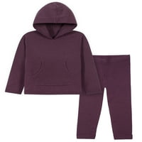 Moderni trenuci Gerber® djevojčice i mališana za djevojke džemper pleteni hoodie i hlače, odjeća