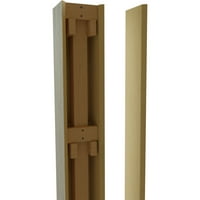 Stolarija od 12 12 ' 5 ' od neobrađenog cedra od cedra-ne sužavajući se kvadratni omotač stupa s željeznim kapitelom