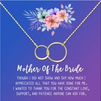 Poklon majke mladenke za Majčin dan, poklon nakita za svekrvu, poklon set ogrlica i čestitki, poklon za mamu, poklon