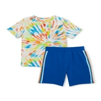 Ganimals Baby Boy & Toddler Boy Majice s kratkim rukavima i kratkim hlačama Mi & Match Kid Outfit Set, 10 komada,