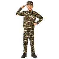 Vojni kostim za dječake za Noć vještica, način slavlja, veličina