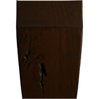 Ekena Millwork 6 H 8 D 72 W Knotty Pine Fau Wood Kamin Mantel Kit s Ashford Corbels, Premium Hickory