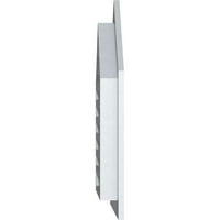 Ekena Millwork 32 W 32 H S остроконечным gornje фронтонным vent otvor: Funkcionalna, PVC-фронтонное oduška s ravnim