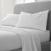Set posteljine od organskog pamuka s velikim brojem navoja-ugrađena plahta, jastučnica s ravnim plahtama-hotelska