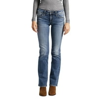 Tvrtka Silver Jeans. Ženske uske traperice u donjem dijelu struka 24-36