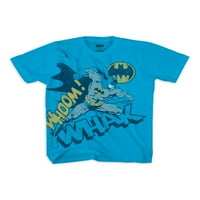 Batman Boys Gotham zvuči grafičku majicu s 2 paketa, veličine 4-18