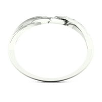 Carat T.W. Dijamantski sterling srebrni modni prsten za srce